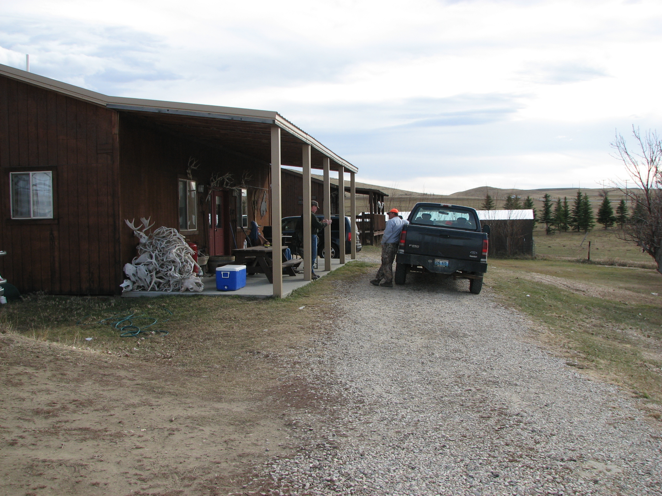 Wyoming hunting camp