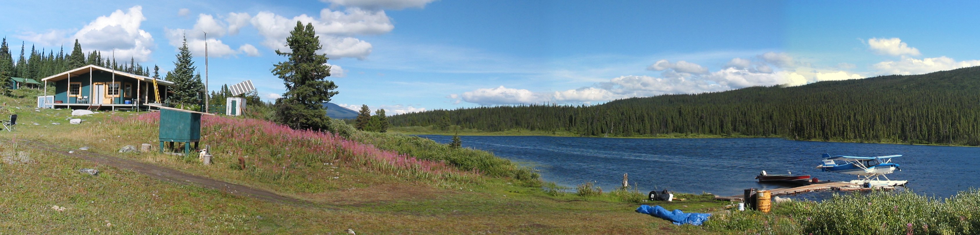 Base Camp on the lake