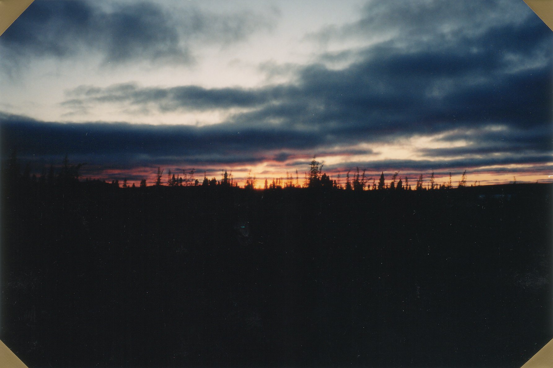 Sunset  at Lac Minto